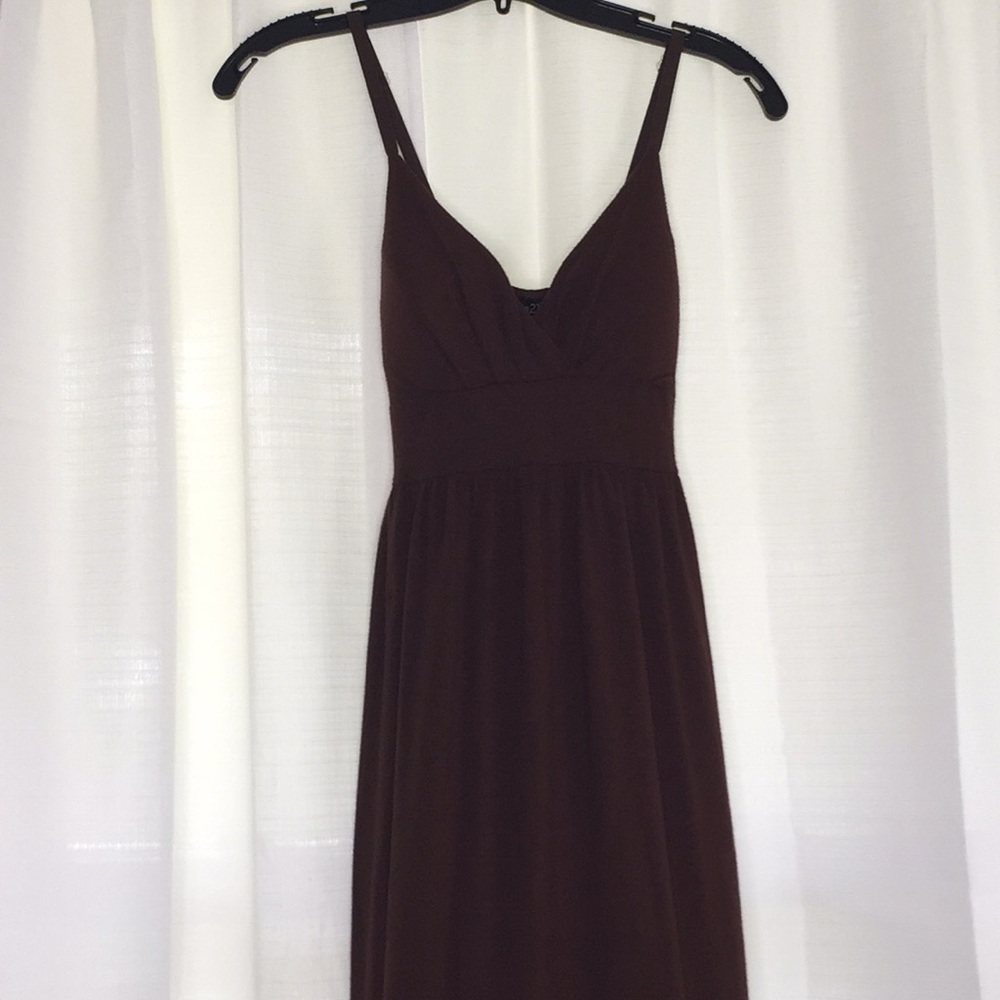 Brown maxi dress